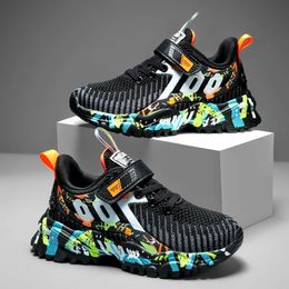 Kids Sport Shoes for Boys Running Sneakers Casual Sneaker Breathable Childrens Fashion Shoes Spring Child Light Boys Shoes 240401