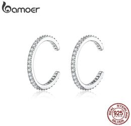 925 Sterling Silver Ear Cuff For Women Without Piercing Earrings Jewellery Earcuff Real Silver Fashion Jewellery SCE842 2105127406487