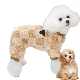 Dog Apparel Jacket Winter Warm Four-Legged Fleece For Dogs In Autumn And Pet Clothes Small