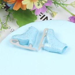 1Pairs Doll Roller Skates Gift For Kid Decorative Toy Kids Girls Toy Roller Play For Barbie Dolls Doll Accessories