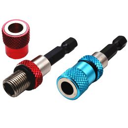 Adjustable Screw Depth Magnetic Screwdriver Bit Holder 1/4 Inch Hex Driver Bits 60mm Quick Holder