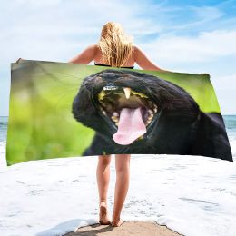 Black Panther Beach Towels, Oversized Beach Towels for Travel, Quick Dry Towels for Swimmers Sandproof Beach Towels Absorbent