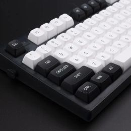 Accessories 149 Key BOW PBT Keycaps Doubleshot Black White CSA Profile Key Cap for Cherry MX Switches 61/84/104 Mechanical Gaming Keyboard