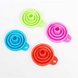 Mini Foldable Silicone Funnel Diamond Painting Accessories Tool Convenient Bead Container Diamond Embroidery Storage Tools