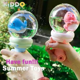 Sand Play Water Fun Water Gun Light Spray Machine Cartoon Bath Splashing Toys for Boys Kids Summer Outdoor Swimming Party Toy Childrens Day Gifts L47