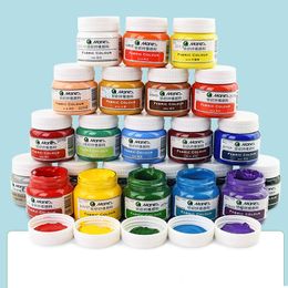 50ML Textile Fibre Pigment Children's Hand-painted DIY Clothes T-shirts Canvas Shoes Color-proof Waterproof Dye