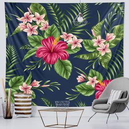 Tropical Plant Home Art Decor Tapestry Hippie Bohemian Bed Sheet Sofa Blanket Wall Yoga Mat