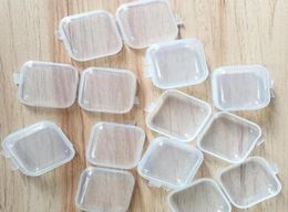 Mini Clear Plastic Storage Containers Box Case with Lids Small Box Jewelry Earplugs Storage Box Support pattern customization A106977602