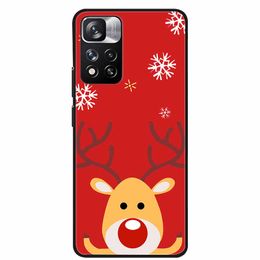 Case For Redmi Note 11S 5G Christmas TPU Soft Silicone Back Cover For Xiaomi Redmi Note 11S 5G Case Coque Bumper Shell New Funda