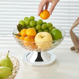 Plates Practical Fruit Bowl Large Capacity Save Space Visible Design Strawberry Orange Tray Snack Plate