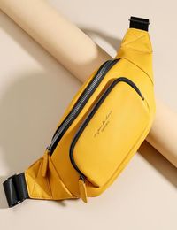 Brand Waist Bags Women Casual Travel Ladies Belt Crossbody Chest Bag Fashion Shoulder Fanny Pack Female Purse yellow gray black bl8580793