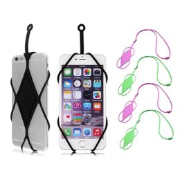 Universal Phone Lanyard Sports Strap Silicone Neck Rope Mobile Phone Strap Anti-lost Lanyard Accessories for Iphone 14 Samsung