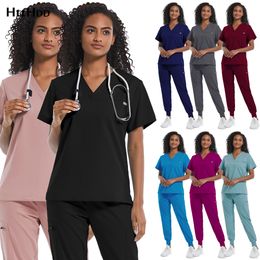 High Quality Breathable Medical Uniforms Scrubs Nursing Accessories Wholesale Women Scrub Set Clinical Uniform WorkWear Mens New