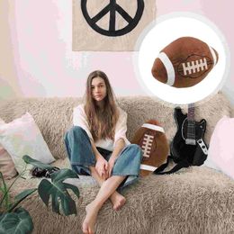 Pillow Football Style Throw Rugby Gift Decoration Stuffed Toy Sleeping Seat Plush Rugby-shaped Soccer