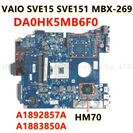 Motherboard For Sony VAIO SVE15 SVE151 DA0HK5MB6F0 MBX269 Laptop Motherboard HM70 A1892857A A1883850A Mainboard 100% well