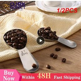 Coffee Scoops 1/2PCS Spoon-stainless Steel Measuring Spoon Can Measure Powder Sugar Etc. (1 Tablespoon And 2 Tablespoons)