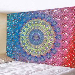 Indian mandala home decor art tapestry hippie boho tarot psychedelic scene pretty room wall decor sheets