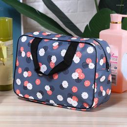 Storage Bags Waterproof Women Zipper Makeup Bag Handbag Large Cosmetic Lipstick Organiser Travel Females Toiletry Make Up Pouch