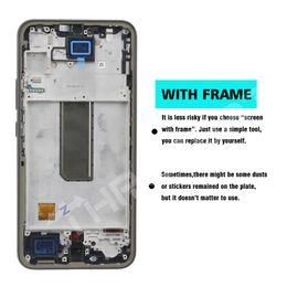 6.6" Super AMOLED For Samsung A34 5G A346B LCD A346U Display Touch Screen Digitizer For Samsung A346E LCD