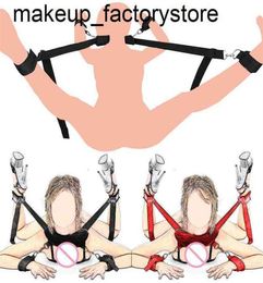 Massage Adjustable Adult Sex Toys For Woman Couples Restraints Collar Handcuffs Ankle Cuffs Slave Erotic Bdsm Bondage Set Fetish4956330