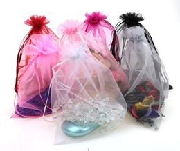 100pcs lot 7x9cm Organza Bags Jewelry Packaging Bags Wedding Gift Bag Drawstring Jewellery Pouch2724805