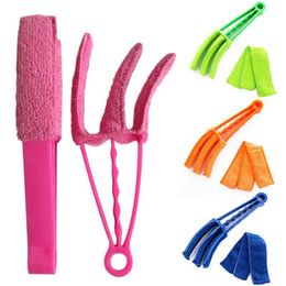 3pcs Microfiber Blind Duster Car Air Outlet Brush Air Conditioner Vent Cleaning Brush Window Shutter Blind Louvre Cleaner Duster
