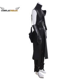 Final Fantasy VII FF7 Cloud Strife Cosplay Costume Adult Men Halloween Party Full Set With Gloves Cloak Belt Cloud Strife Outfit