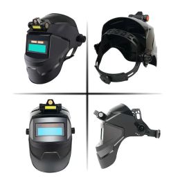 Welding Mask Welding Helmet Welder Mask Auto Darkening Welding Mask Hood With Rechargeable Headlamp For Arc Weld Grind Cut