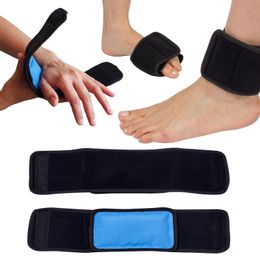 Reusable Ice Pack For Injuries Gel Strap Wrap Hand Foot Wrist Elbow Relief Pain Cold Hot Cold Therapy Relief Pain Ice Pack