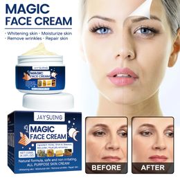 Jaysuing Anti Aging Cream Fade Fine Lines Moisturizing Whitening Instant Wrinkle Remover Dark Spots Brighten Lift Firm Skin Care
