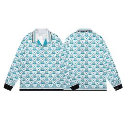 Designer herr casual skjortor hawaiian stil långa ärmar skjorta vår och sommar mode middagsmottagning promälskare skjorta storlek m-3xl