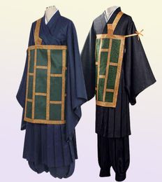 Anime costumes 2020 Comes Jujutsu Kaisen Getou Suguru Cosplay Wigs Men Japanese Monk Uniform Anime Comics Come L2208024927262