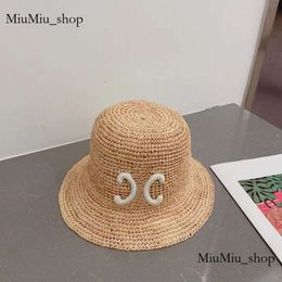 Designer Bucket for Women S Straw Fashion Hand Woven Cap Mens Summer Caps Beach Big Brim Hats Sun Buckets Hat 2304271D 8866
