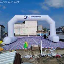 wholesale Customised Inflatable Advertising Arch Outdoor Promotional Archway with Removable Logo for Competitions/Race or Opening Ceremonies