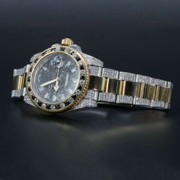 Luxury Looking Fully Watch Iced Out For Men woman Top craftsmanship Unique And Expensive Mosang diamond Watchs For Hip Hop Industrial luxurious 91889