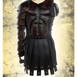 Mediaeval Vintage Waist Belt Greek Warrior Cosplay Costume Men Women Festival Accessory Viking Leather Drawstring Tassels Skirt