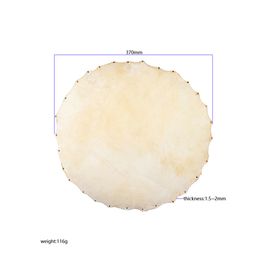 African Drum Goatskin Head Round Drumhead Skin for African Drum 8 10 12 13 14inch Musical Instrument Drum Parts Accessories