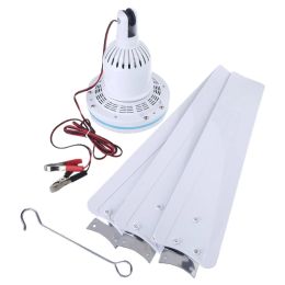 Fans 12v Mute Ceiling Fan 19.6inch Silent Camping Tent Hanging Fan Without Switch 230cm Cable for Outdoor Hiking Bed Home Picnic