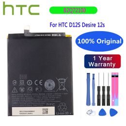 100% New HTC B2Q72100 Battery For HTC Desire 12S D12S Global Dual SIM 3075mAh Mobile Phone High Quality Rechargable Batteries