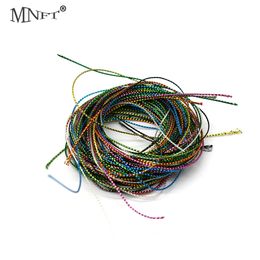 MNFT 2Packs 2M Multiple Color Glitter Rib Fly Tying Materials Nymph Ribbing Body Material