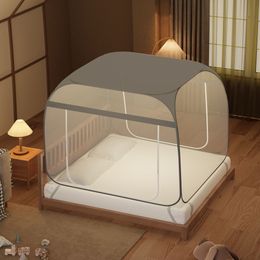 Modern Style Home Foldable Yurt Mosquito Net Double Bed Full Bottom Baby Anti-fall Mosquito Net Outdoors Travel Portable Tent