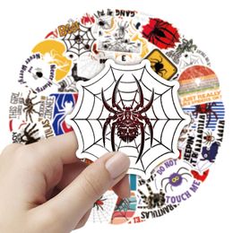 10/30/50pcs Funny Spider Stickers for Kid Toy Luggage Car Tablet Notebook Fridge Waterproof Graffiti Animals Sticker Decals Pack