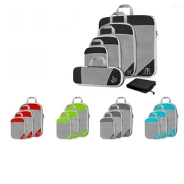 Storage Bags Compressible Travel Luggage Organiser Portable Waterproof Packing Cubes Clothes Bag Suitcase Space Saving