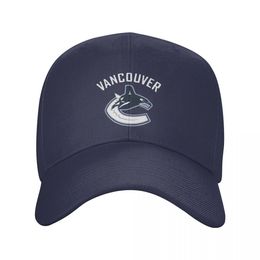 Fabulous Canucks Vancouver Logo Baseball Cap Big Size Hat Beach Hat Military Cap Man Men'S Hat Luxury Women'S