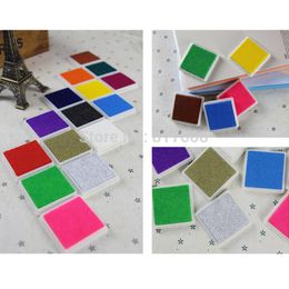 Lovely 15 Colours In Random Ink Pad Handmade Inkpad Stamp Ink Scrapbooking Funny Work
