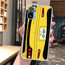 Japan Anime Initial D Car Taillight Soft Phone Case For Xiaomi Redmi 10 10A 10C 9 9A 9C 9T 12 12C 8 8A 7 7A 6 6A S2 K20 K40 Pro