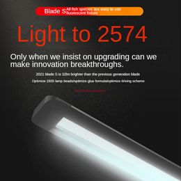 Ultra-Thin LED Aquarium Light, High Transparent White 10490K Colour Temperature, Full Spectrum LED Fish Tank Lights, 26-146CM