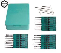 Locksmith Tools KLom 32 pcs Lock Picks Tools with Hard Case Broken Key Tools Klom Key Remover 5384238