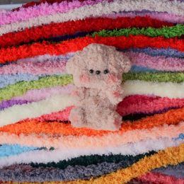 NUBECOM 1PC Coloured Plush Sticks DIY Doll Dog Toy Gift Making Decor Creative Plush Twist Stick Soft Felt Strip Sewing Supplies