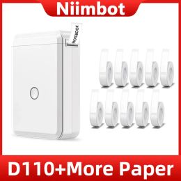 Printers D110 Niimbot Mini Thermal Selfadhesive Labels Printer Mini Portable Printer Mobile Sticker Pocket Label Maker Printer Niimbot